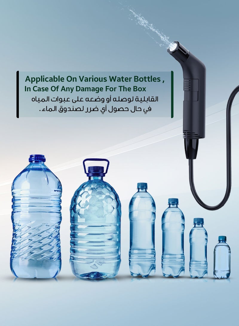 GREEN LION Portable Travel Bidet / Long Hose Length / Significant Battery capacity / IPX6 Waterproof / Considerable Water Container / Reliable Performance - Black - Image 5