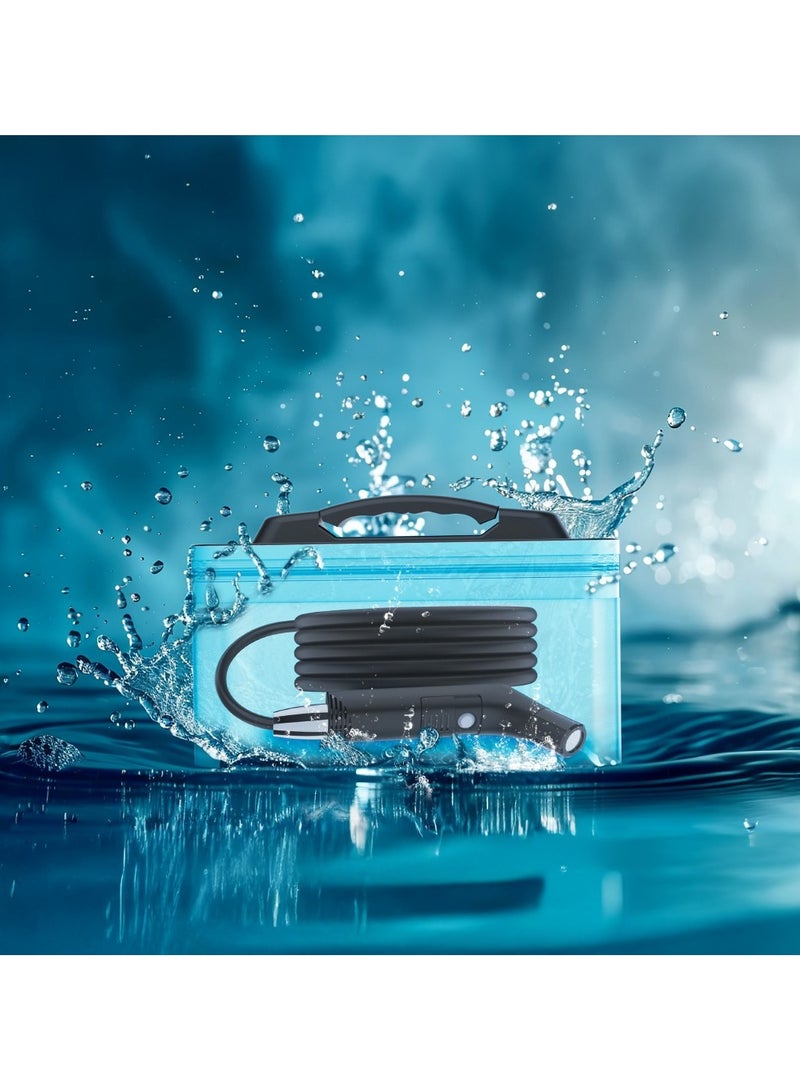 GREEN LION Portable Travel Bidet / Long Hose Length / Significant Battery capacity / IPX6 Waterproof / Considerable Water Container / Reliable Performance - Black - Image 2