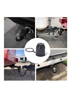 Generic 3PCS Universal RV Trailer Hitch Ball Cover with Hook Towball Towball Waterproof Protector Cap Drawbar Exterior Accessories  - Image 2