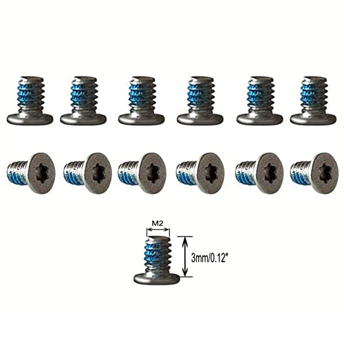 Bfenown 12PCS M2x3 Torx T5 Bottom Cover Screws + Screwdriver for Dell XPS 13 9343 9350 9360 XPS 15 9550 9560 9570 Precision M5510 5520 5530 5540, for Razer Blade,HP Envy 13|for Beat Studio 2 3 - Image 3