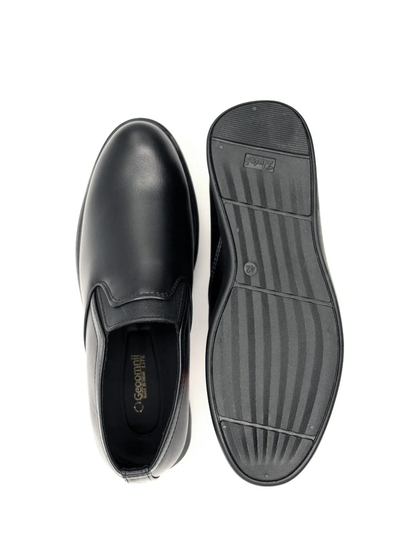 Geoomnii Black Formal Slip-On Shoes for Men – Stylish & Comfortable Footwear for Office, Parties & Special Occasions for Men | Best Price UAE