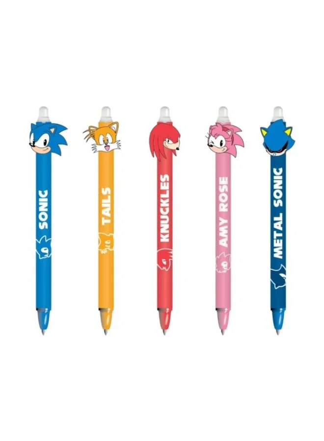 Pyramid Sonic the Hedgehog - Erasable Gel Pen (Random 1 Piece)