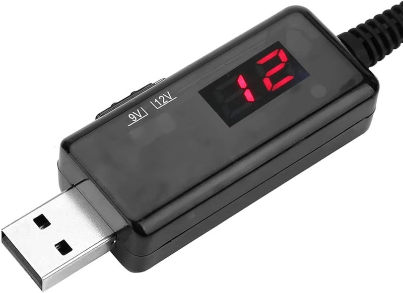 USB To DC Boost Cable Converter For Routers With 9V 12V Switchable Output - Image 1