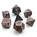 Bescon Antique Copper Solid Metal Polyhedral DD Dice Set of 7 Old Copper Metal RPG Role Playing Game Dice 7pcs Set - Image 3