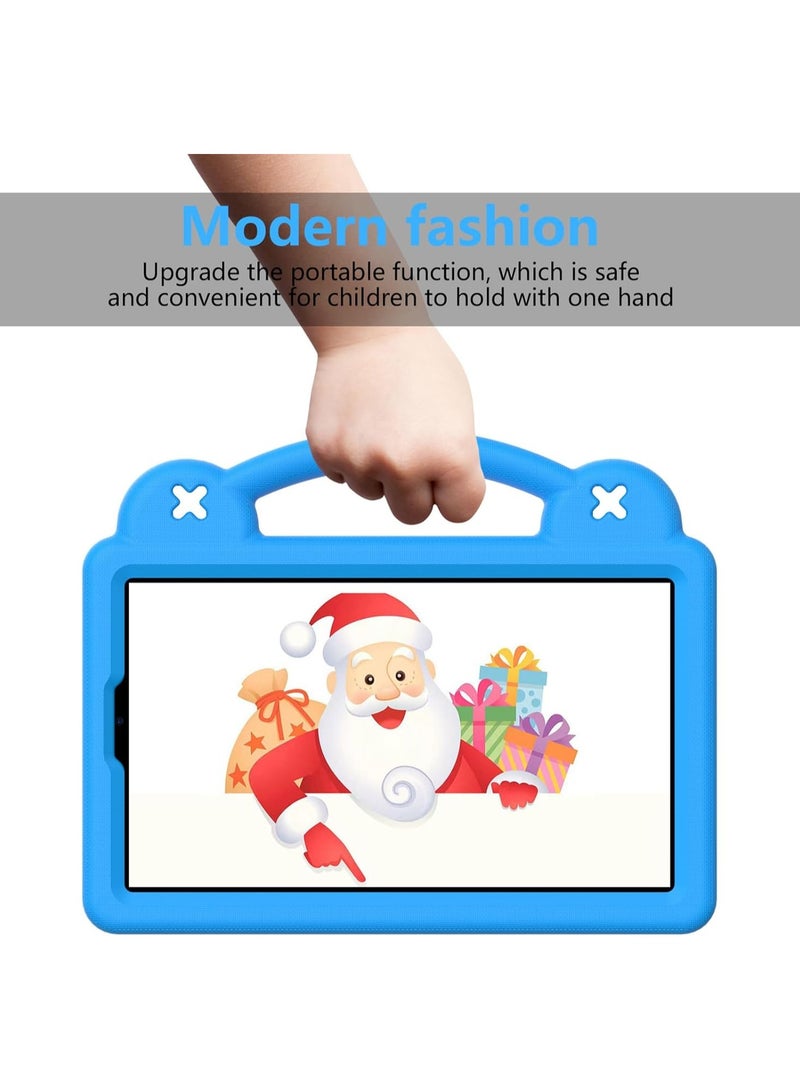 عام متوافق مع سامسونج جالاكسي تاب ايه 9 (2023) ، حافظة واقية ضد الصدمات مع حامل مقبض بحزام كتف ، خفيف الوزن مناسب للأطفال من ايفا ، مقاوم للسقوط - Image 5