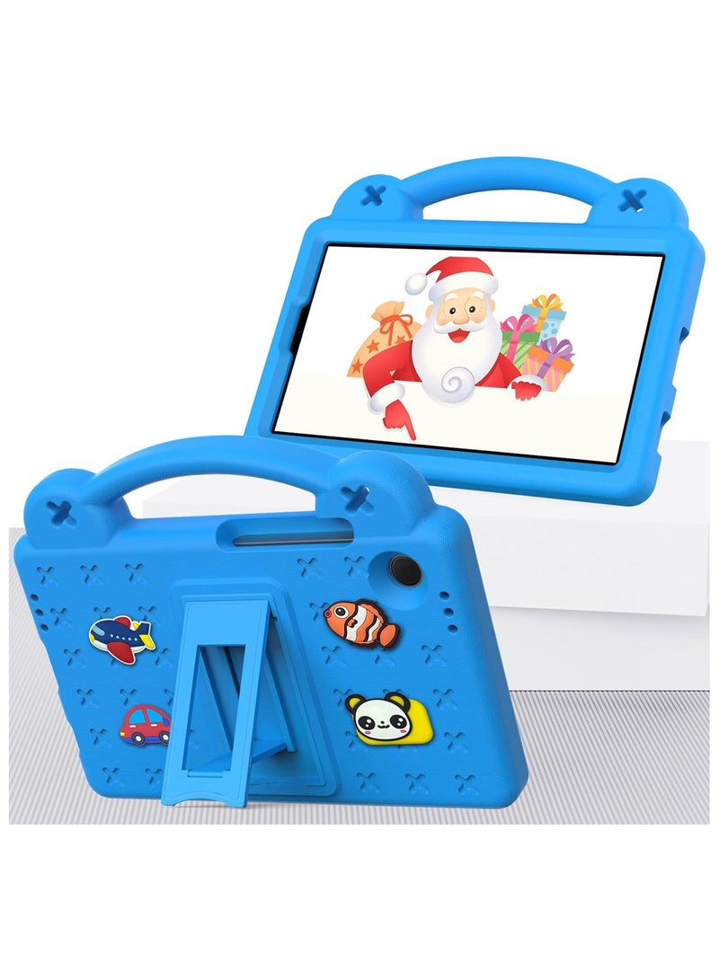 عام متوافق مع سامسونج جالاكسي تاب ايه 9 (2023) ، حافظة واقية ضد الصدمات مع حامل مقبض بحزام كتف ، خفيف الوزن مناسب للأطفال من ايفا ، مقاوم للسقوط - Image 3