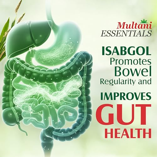 Multani Essentials Isabgol (Pack of 3 (100gm each) | Psyllium Husk Powder | Gut Health And Irritable Bowel Syndrome | Chemical Free | No Added Sugar Or Artificial Flavour | 100% Isabgol | Bowel Movement | Digestion - Image 4