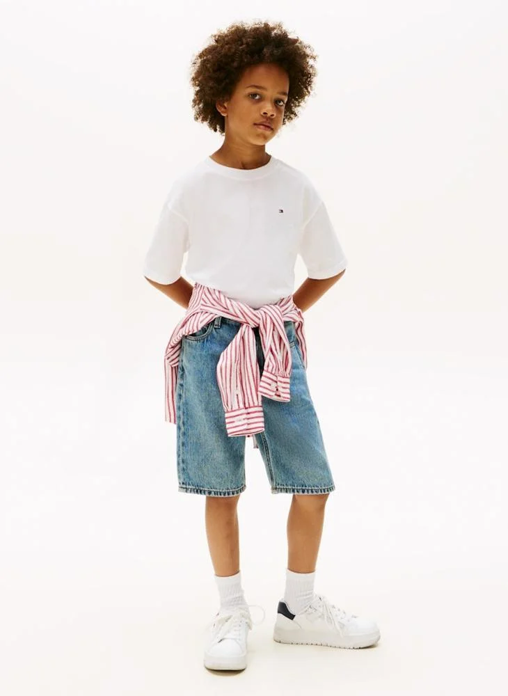 TOMMY HILFIGER Kids Essential Crew Neck T-Shirt