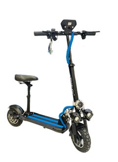 Electric Scooter with Bluetooth and Speed meter Motor 1000W and 36V 10Ah Battery Blue