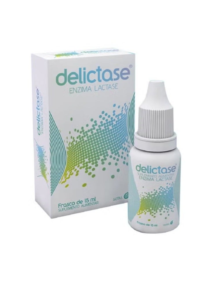 Delictase Lactase Enzyme Oral Drops 15ml - Image 1