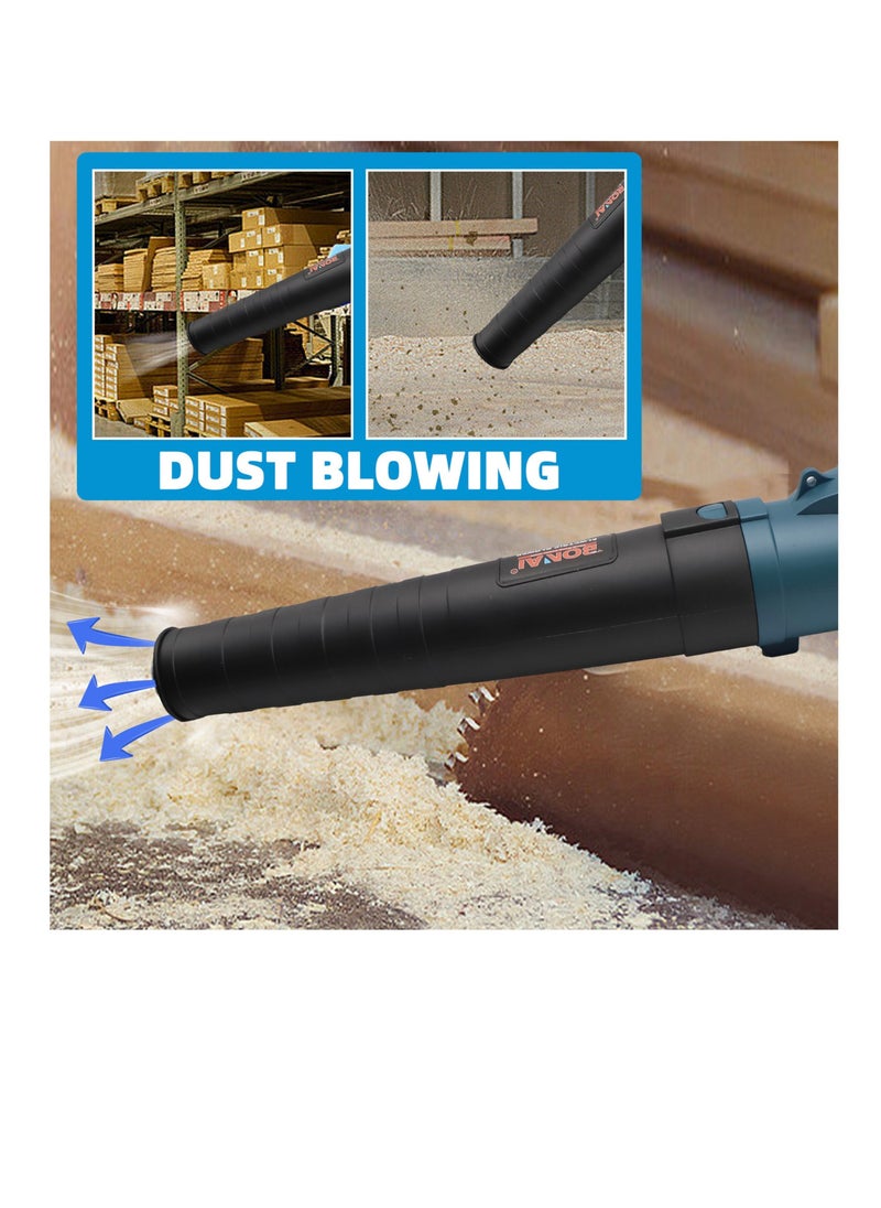 BONAI - 3800W Electric Leaf Blower: Unleash 6-Speed Power for Effortless Lawn, Driveway, and Patio Cleaning - Your Villa's Best Friend at 90CM Length - Image 1