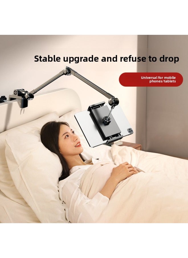 Generic - Mobile Phone Desktop Bracket Bedside Tablet Support Frame Live TV Live Dormitory Bedside Lazy People Chasing Drama Mobile Phone Tablet Clip-Color:[special Model For Mobile Phones *white] The Structure Is Stable And Upgraded To 4-7inch Mobile Phones - Image 1