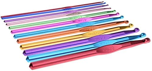VERAT 12 Pcs Crochet Set/Crochet Hook/Knitting Accessories/Stitching Material/Tools for Tailoring/Needle and Thread Box/Ergonomic Crochet Hooks Set/Crochets for Arthritic Hands/Craft/Nice Gift for Women - Image 5