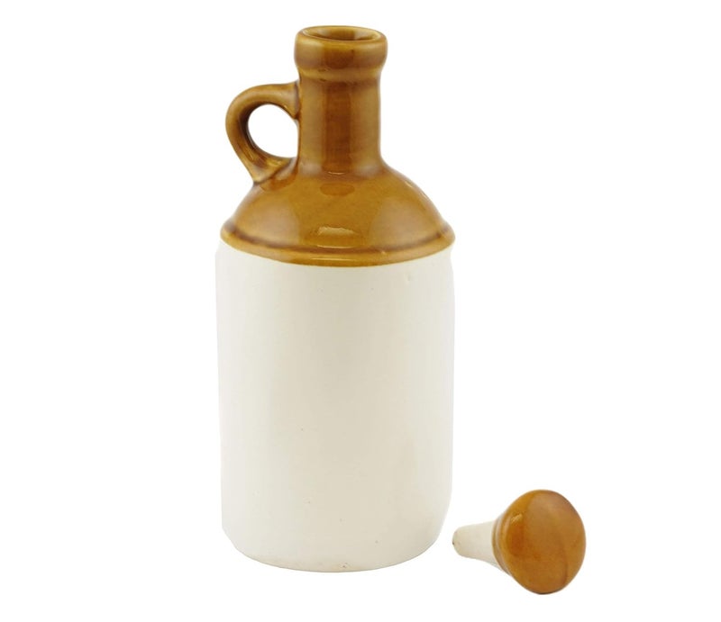 SHRIYAM CRAFT Ceramic Oil Dispenser 1 Litres Pack of 1 Brown - Image 4