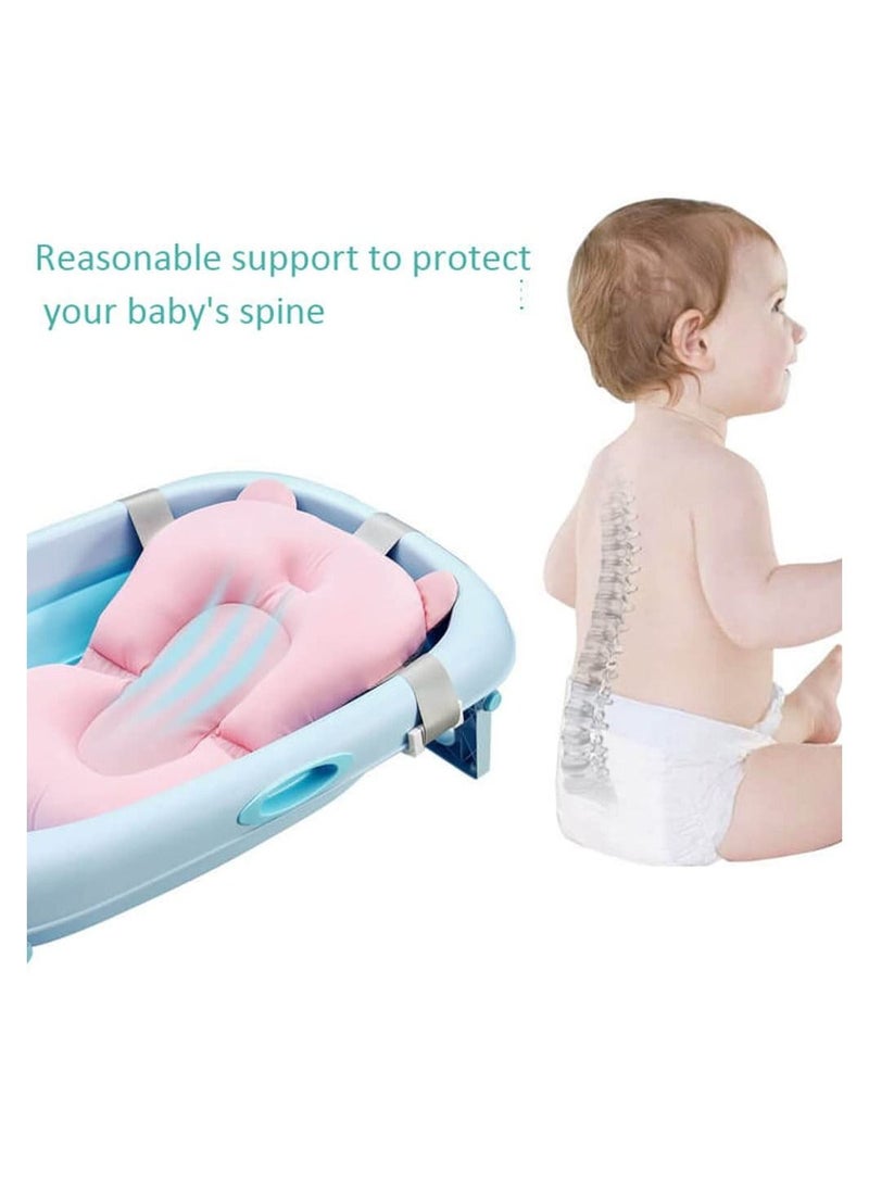 Y&D Baby Bath Support Cushion, Soft Adjustable Non-Slip Infant Seat Tub Cushion Pillow Non Slip Bathtub for 0-6 Months  - Image 5