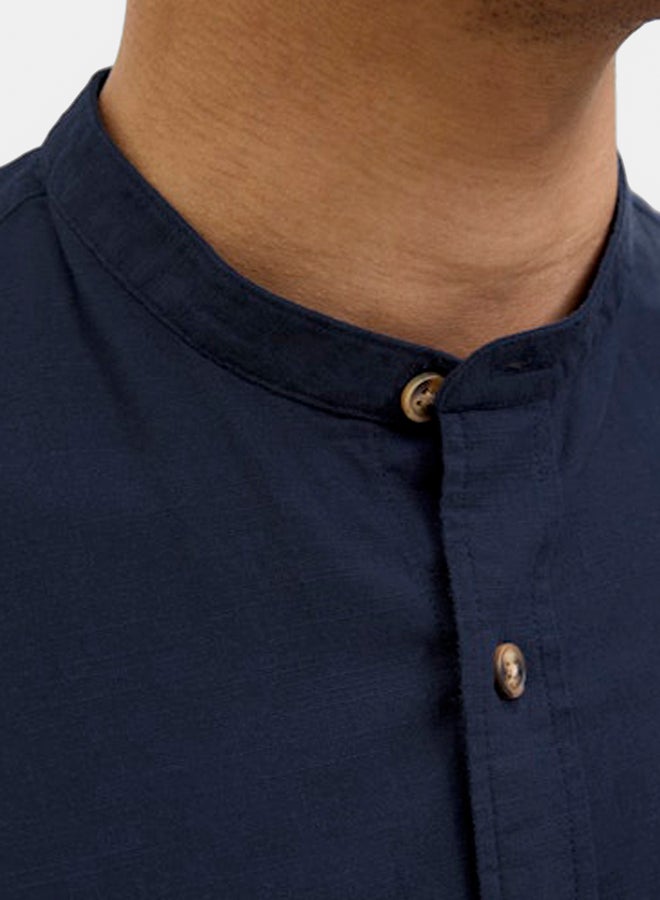 JACK & JONES JACK & JONES Mens Summer Band Shirt Longsleeve  - Image 4