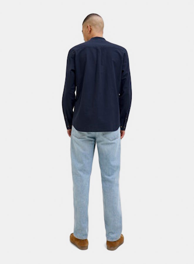 JACK & JONES JACK & JONES Mens Summer Band Shirt Longsleeve  - Image 5