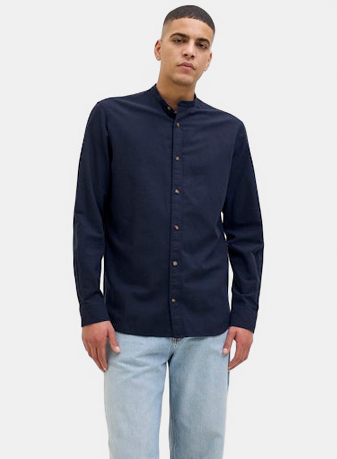 JACK & JONES JACK & JONES Mens Summer Band Shirt Longsleeve  - Image 1
