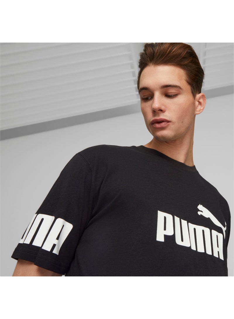 بوما تيشيرت للرجال PUMA POWER Colourblock - Image 4