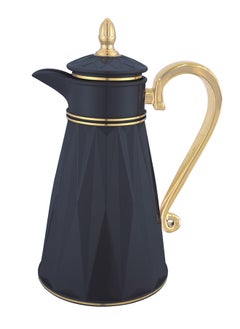 غزال ترمس شاي/قهوة سعة 0.8 لتر أسود/ذهبي  - Image 1