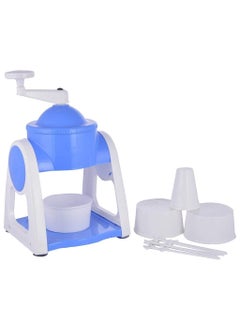 RIVUGJA RIVUGJA Ice Crusher Manual Multi Function Portable Ice Slush Maker Home Snow Cone Smoothie Ice Block Making Machine Ice Shaver Gola Maker Machine Multi Color 1pcs  - Image 4
