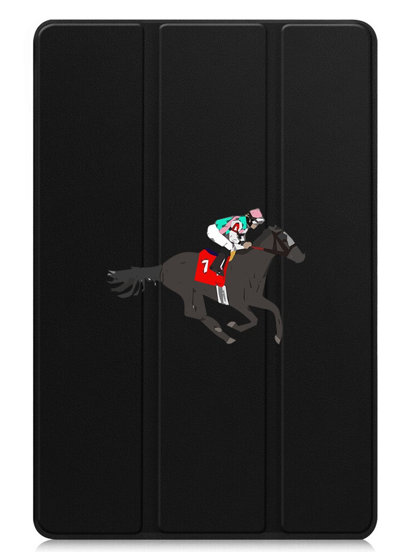 Theodor Protective Flip Case For Xiaomi Pad 7 & Xiaomi Pad 7 Pro With Trifold Stand Auto Wake Sleep Shockproof Cover - Horse Riding - Image 1