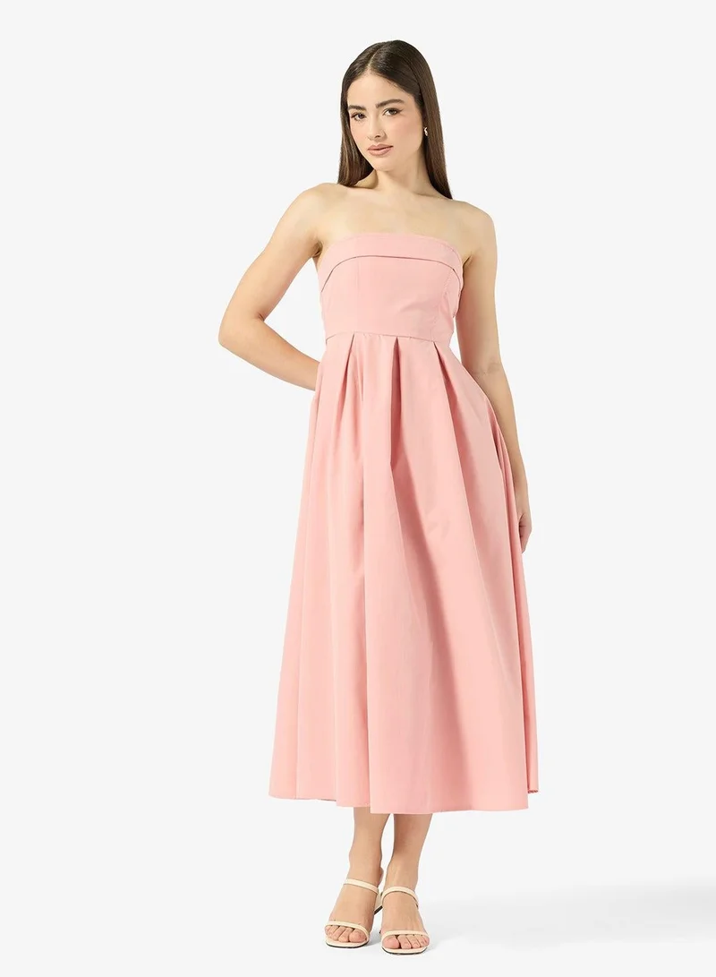 Ginger  Off Shoulder Drop Waist Princess Cut Dress for Women | Best Price UAE