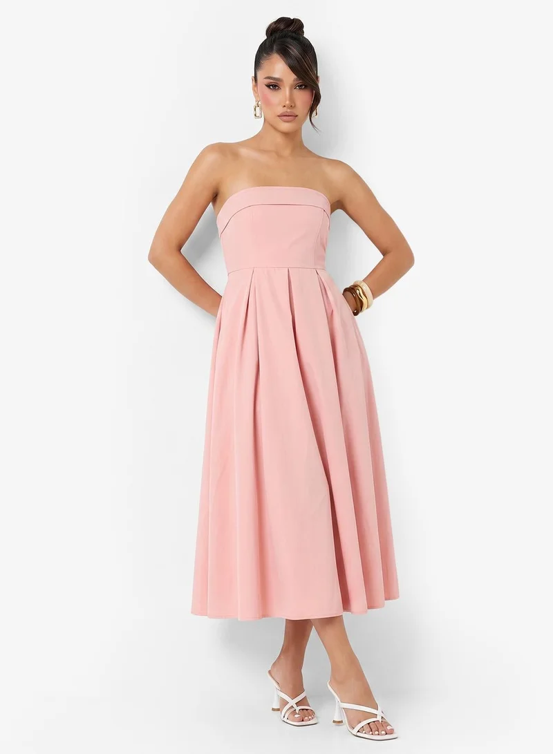 Off Shoulder Drop Waist Princess Cut Dress