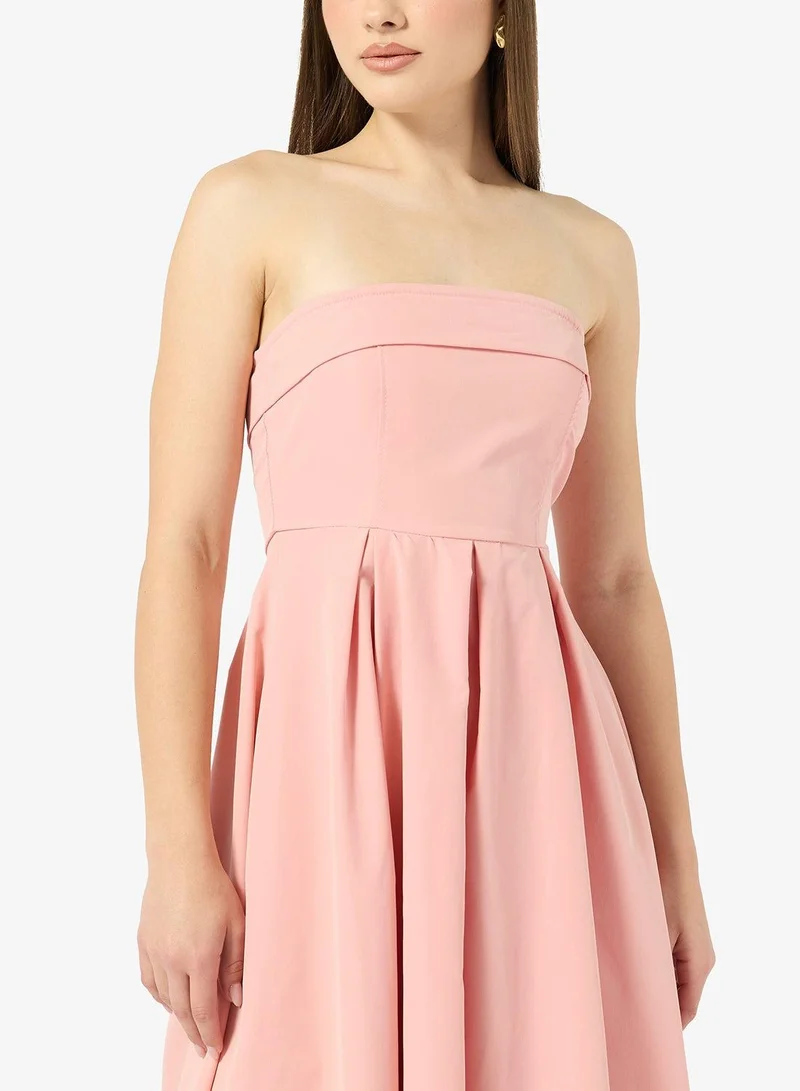 Ginger  Off Shoulder Drop Waist Princess Cut Dress for Women | Best Price UAE