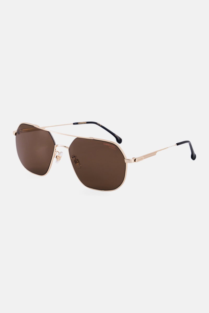 Carrera x Ducati Men 1035GS Non Polarized Rectangular Sunglasses, Gold  - Image 3