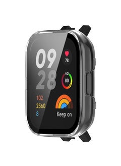 Generic Glass Case Compatible with Xiaomi Redmi Watch 3/3 Lite/3 Active Smartwatch Case Accessories, All Around Hard PC Scratched Resistant Full Protective Cover for Redmi Watch 3,Clear  - Image 3