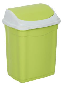 Aristo ARISTO Plastic Swing Lid Garbage Bucket Dustbin Combo (16 L, Green, Blue)  - Image 3