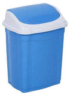 Aristo ARISTO Plastic Swing Lid Garbage Bucket Dustbin Combo (16 L, Green, Blue)  - Image 5