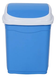 Aristo ARISTO Plastic Swing Lid Garbage Bucket Dustbin Combo (16 L, Green, Blue)  - Image 2