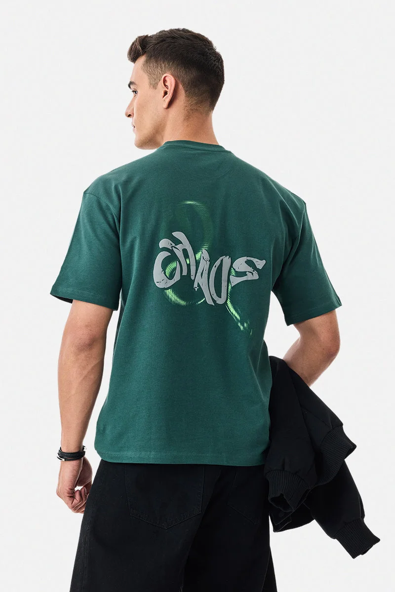 سنيتش تي شيرت فضفاض قطن % كايوس