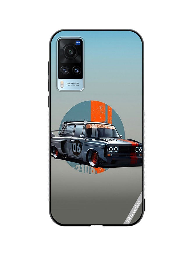 VR CREATIVE Protective Case Cover For Vivo X60 Racing Car Design Multicolour - Image 1