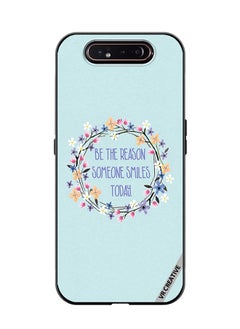 VR CREATIVE Protective Case Cover For Samsung Galaxy A80 Be The Reason Someone Smiles Today Design Multicolour  - Image 1
