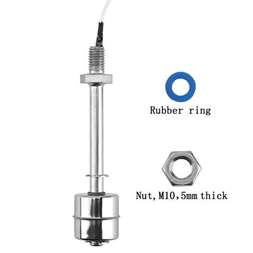 Elecall 4" Float Switch Stainless Steel Tank Water Level Sensor 110V ES10010 Wire Length 12inch - Image 3