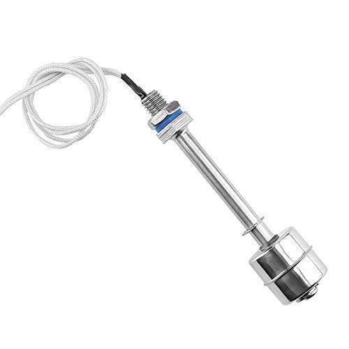 Elecall 4" Float Switch Stainless Steel Tank Water Level Sensor 110V ES10010 Wire Length 12inch - Image 1