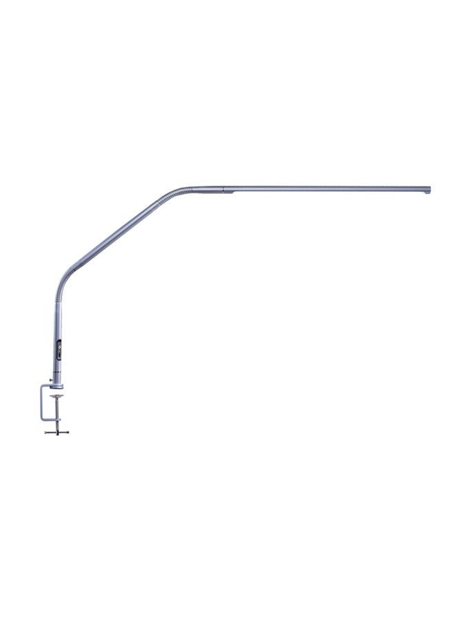 Daylight Slimline 4™ LED Table Lamp in Ice Grey - 6,000K, 3,200 Lux, 4 Brightness Levels, USB-C Charging Port, Anti-Glare Diffuser, Flexible Design, Art & Craft, Sewing, Nail Salon - Image 1