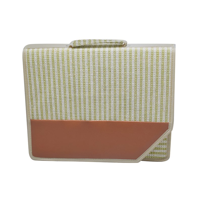 Shuban Eco-Friendly Jute Bag File Folder for Certificates, Important Documents,Office Legal Size Documents for Meetings, Business Events, Conference and Presentation (Style -1) - Image 2