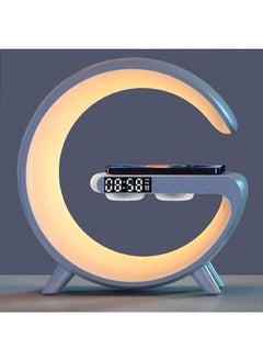 Intelligent Atmosphere Lamp Bluetooth Speaker Wireless Charger Alarm Clock
