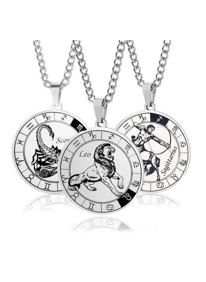 Vitalia - Zodiac necklaces of high quality stainless steel and stainless steel, suitable for women and men._Libra - Image 1