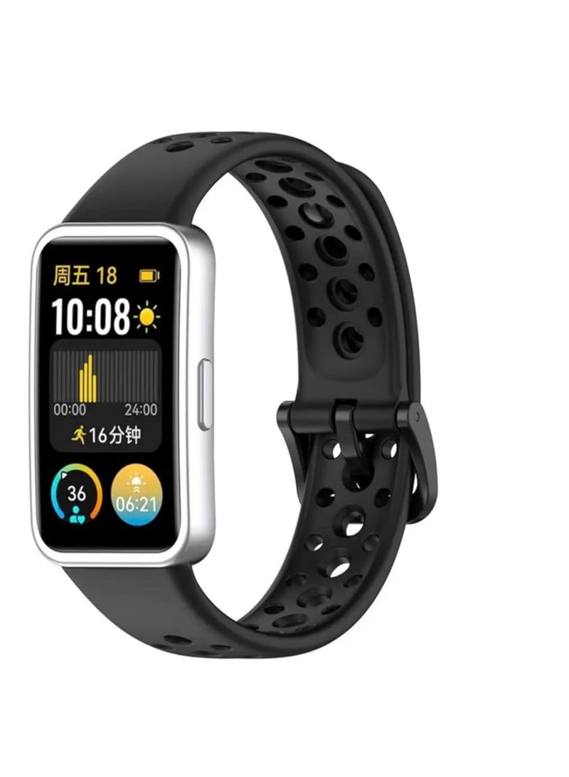 Silicone Strap For Huawei Band 10 2024 Smart Watch Wrist Strap Soft Sport Replacement -Back - Image 2