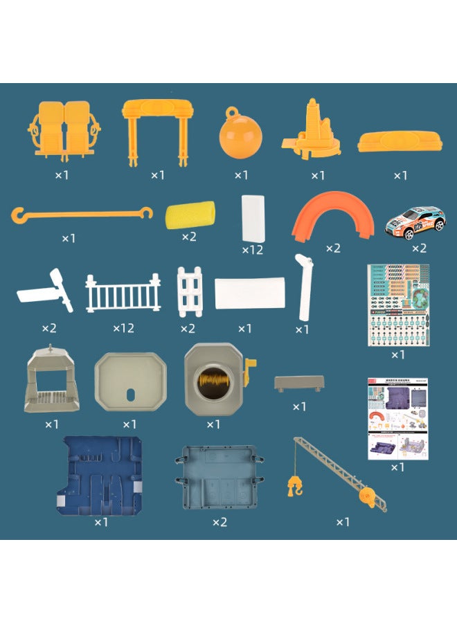ألعاب الأطفال في دخول السيارة والمغامرة ومواقف السيارات بالقصور الذاتي في المدينة التعليمية ومبنى مسار القطار للأولاد - اللون: 332F - Image 5