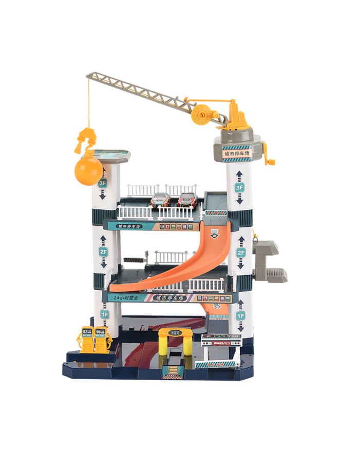 ألعاب الأطفال في دخول السيارة والمغامرة ومواقف السيارات بالقصور الذاتي في المدينة التعليمية ومبنى مسار القطار للأولاد - اللون: 332F - Image 2