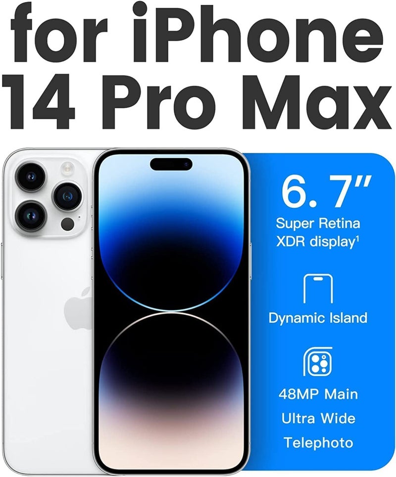 DIZORO® Compatible with iPhone 14 PRO MAX Case, Liquid Silicone Case, Full Body Protective Cover, Shockproof, Slim Phone Case, Anti-Scratch Soft Microfiber Lining, 6.1 inch - (Deep Purple) - Image 2