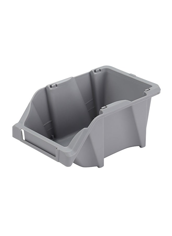 LAWAZIM Plastic Storage Bin #1-245x155x120mm- Stackable Storage Container, Spacious and Easy-to-Clean - Versatile Organizer for Stationery, Tools, Toys, and Household Items in Home, Office and Garage  - Image 1