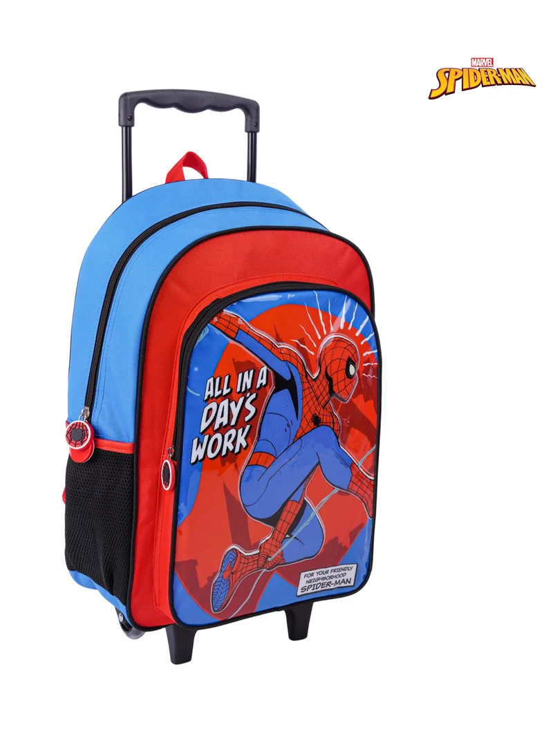 MARVEL Marvel Spider-Man All In A Days Work 5In1 Trolley Box Set 18" I Trolley I Lunch Bag I Water Bottle I Pencil Case I Lunch Box I Packaging