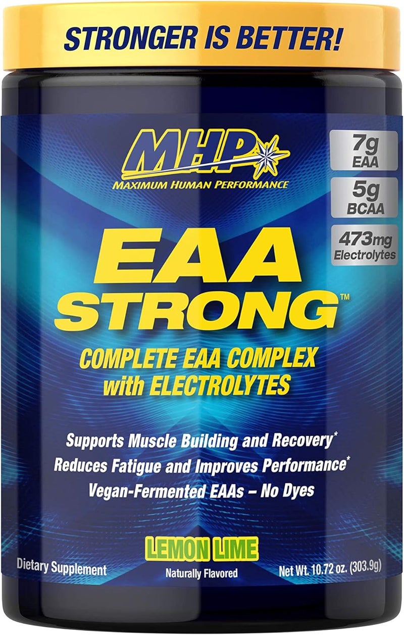 Maximum Human Performance Mhp Eaa Strong All 9 Essential Amino Acid Supplements Electrolytes Lemon Lime - Image 1